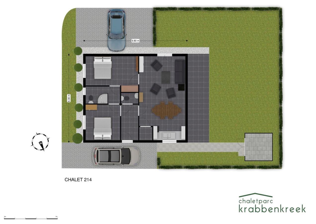 Chaletparc Krabbenkreek Zeeland - Chalet 214 Sint Annaland Dış mekan fotoğraf